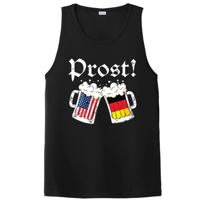 Oktoberfest American German Flag Beer Prost PosiCharge Competitor Tank