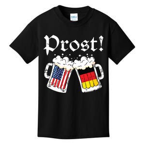 Oktoberfest American German Flag Beer Prost Kids T-Shirt