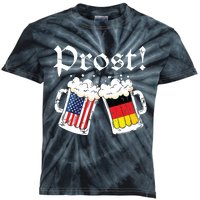 Oktoberfest American German Flag Beer Prost Kids Tie-Dye T-Shirt