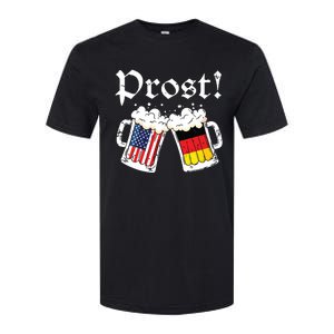 Oktoberfest American German Flag Beer Prost Softstyle CVC T-Shirt