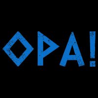 Opa Ancient Greek Pride Greek Flag Funny Greek Party Greece V-Neck T-Shirt