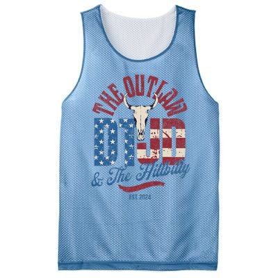 Outlaw And Hillbilly Trump Vance Mesh Reversible Basketball Jersey Tank