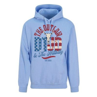 Outlaw And Hillbilly Trump Vance Unisex Surf Hoodie