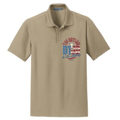 Outlaw And Hillbilly Trump Vance Dry Zone Grid Polo