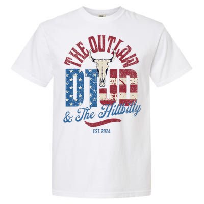 Outlaw And Hillbilly Trump Vance Garment-Dyed Heavyweight T-Shirt