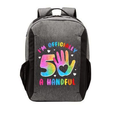 Officially A Handful 5 Im 5 Years Old 5th Birthday Vector Backpack