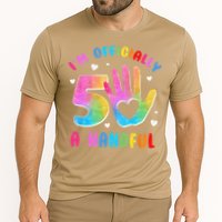 Officially A Handful 5 Im 5 Years Old 5th Birthday Cooling Performance Crew T-Shirt
