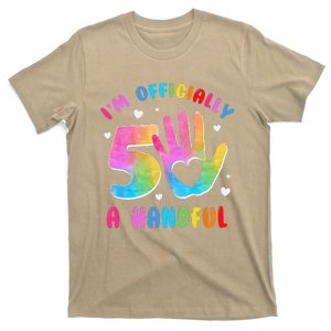 Officially A Handful 5 Im 5 Years Old 5th Birthday T-Shirt