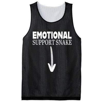 Offensive Adult Humor Emotional Support Snake Vintage Mesh Reversible Basketball Jersey Tank