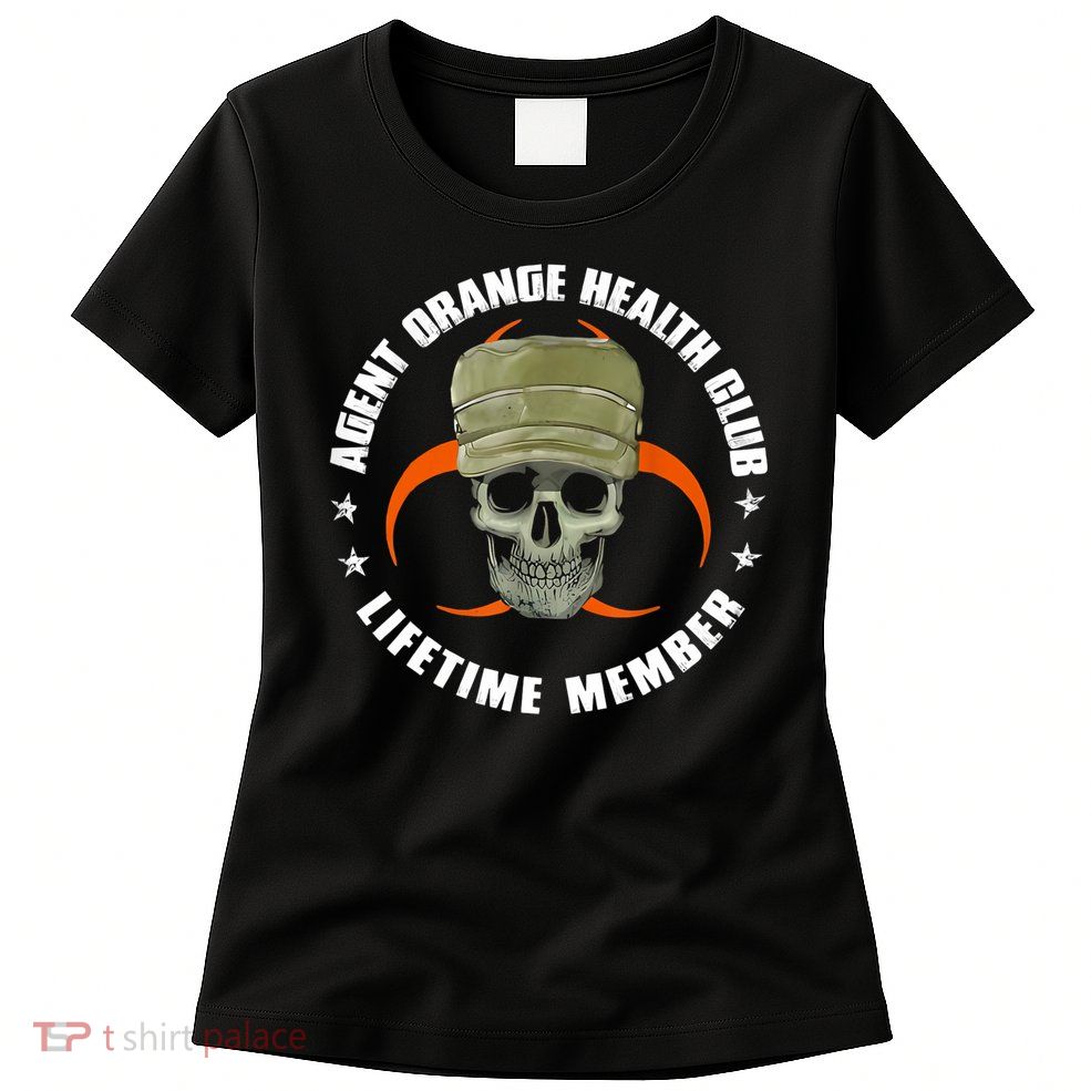 Orange Agent Health Club Lifetime Member Vietnam Veterans Women's T-Shirt