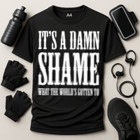 Oliver Anthony Its A Damn Shame What The Worlds Gotten To Performance Shirt