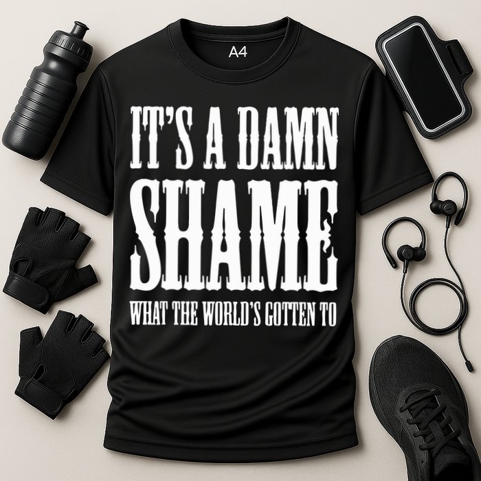 Oliver Anthony Its A Damn Shame What The Worlds Gotten To Performance Shirt