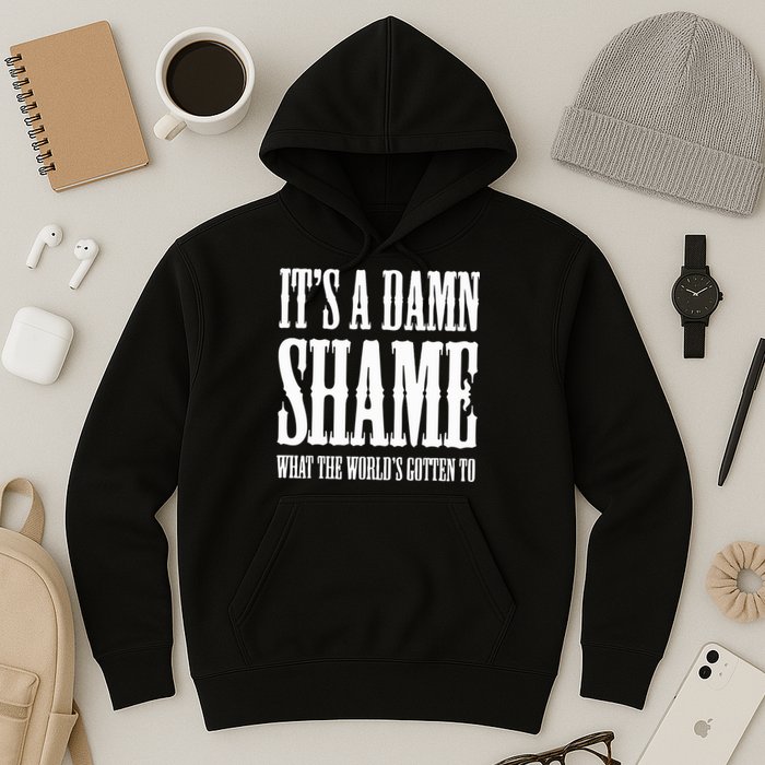 Oliver Anthony Its A Damn Shame What The Worlds Gotten To Hoodie