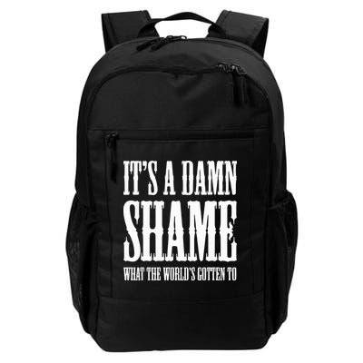 Oliver Anthony Its A Damn Shame What The Worlds Gotten To Backpack
