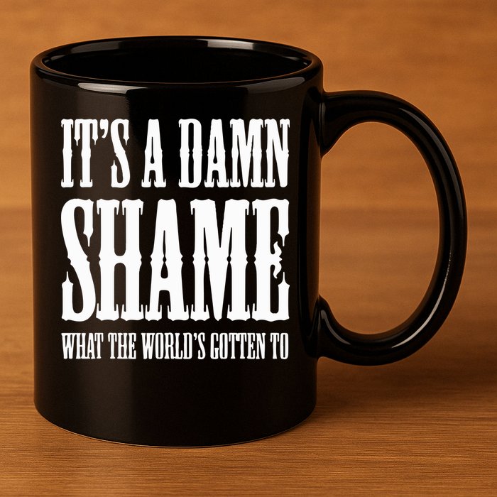 Oliver Anthony Its A Damn Shame What The Worlds Gotten To 11oz C Handle Ceramic Mug
