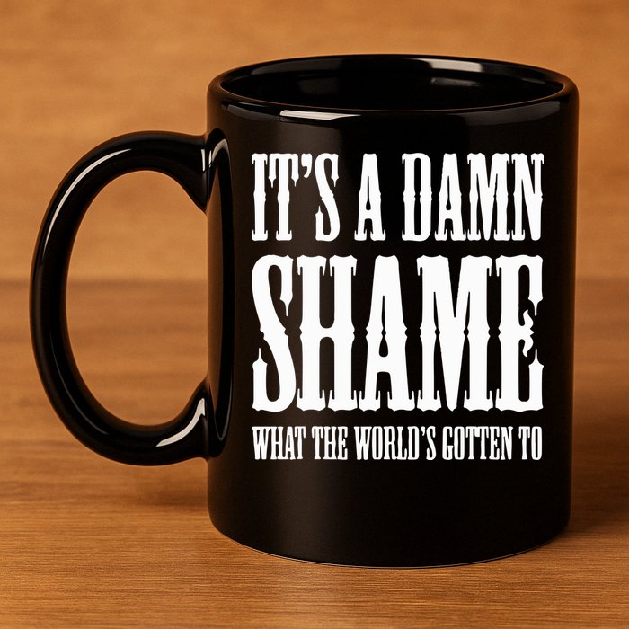 Oliver Anthony Its A Damn Shame What The Worlds Gotten To 11oz C Handle Ceramic Mug