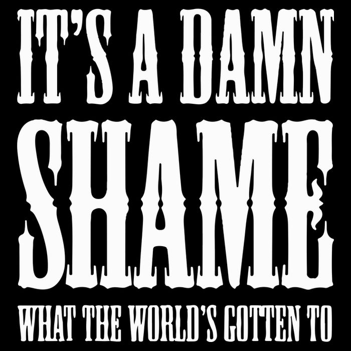 Oliver Anthony Its A Damn Shame What The Worlds Gotten To Flat Bill Trucker Hat