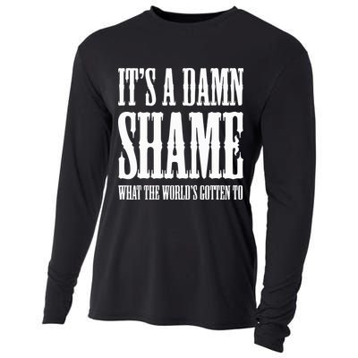 Oliver Anthony Its A Damn Shame What The Worlds Gotten To Cooling Performance Long Sleeve Crew