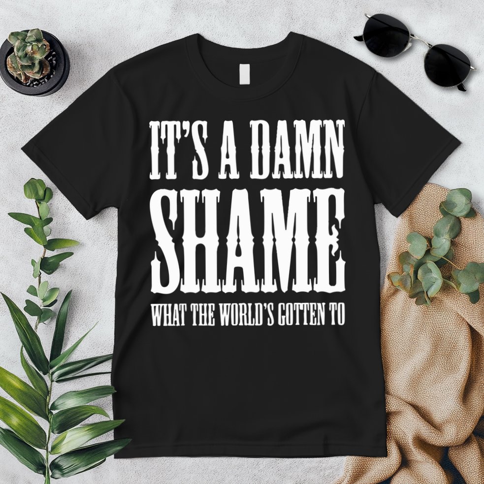 Oliver Anthony Its A Damn Shame What The Worlds Gotten To Premium T-Shirt
