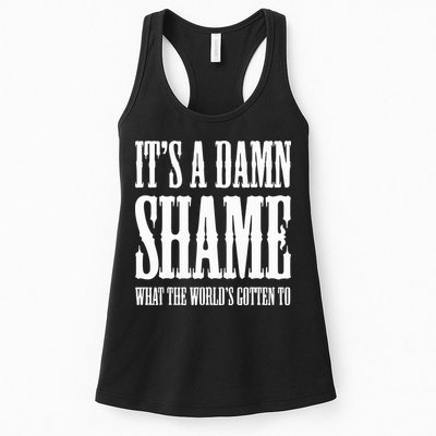 Oliver Anthony Its A Damn Shame What The Worlds Gotten To Womens Tank Top