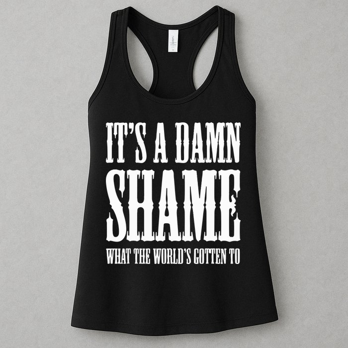 Oliver Anthony Its A Damn Shame What The Worlds Gotten To Womens Tank Top
