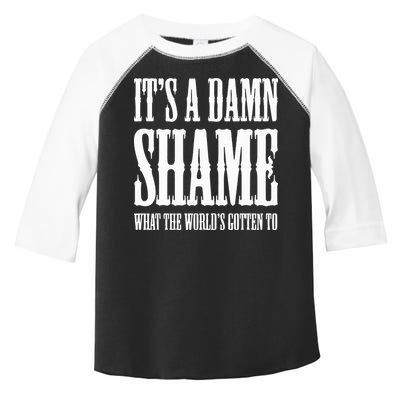 Oliver Anthony Its A Damn Shame What The Worlds Gotten To Toddler Fine Jersey T-Shirt