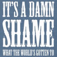 Oliver Anthony Its A Damn Shame What The Worlds Gotten To Garment-Dyed Sweatshirt