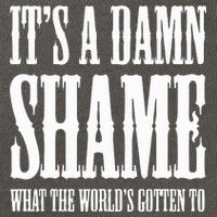 Oliver Anthony Its A Damn Shame What The Worlds Gotten To Cotton Canvas Backpack
