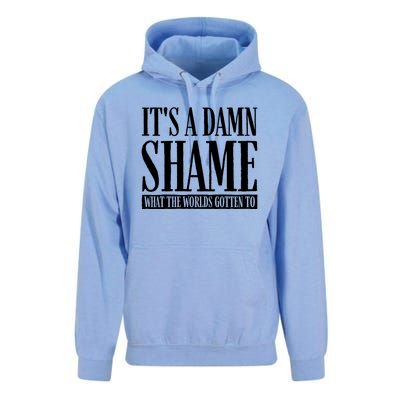 Oliver Anthony Its A Damn Shame What The Worlds Gotten To Unisex Surf Hoodie