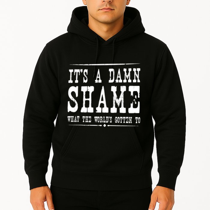 Oliver Anthony Its A Damn Shame What The Worlds Gotten To Hoodie