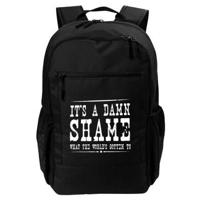 Oliver Anthony Its A Damn Shame What The Worlds Gotten To Backpack