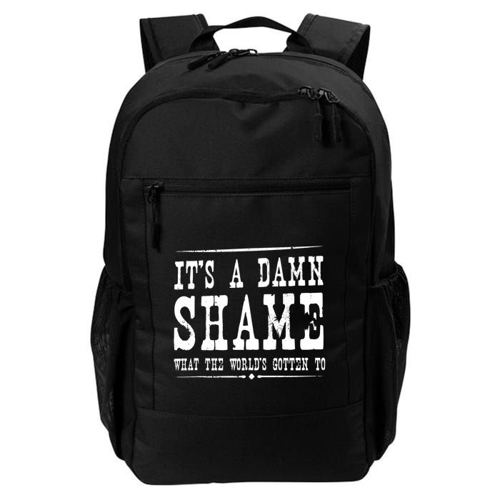 Oliver Anthony Its A Damn Shame What The Worlds Gotten To Backpack