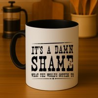 Oliver Anthony Its A Damn Shame What The Worlds Gotten To Mug