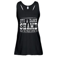 Oliver Anthony Its A Damn Shame What The Worlds Gotten To Ladies Essential Flowy Tank