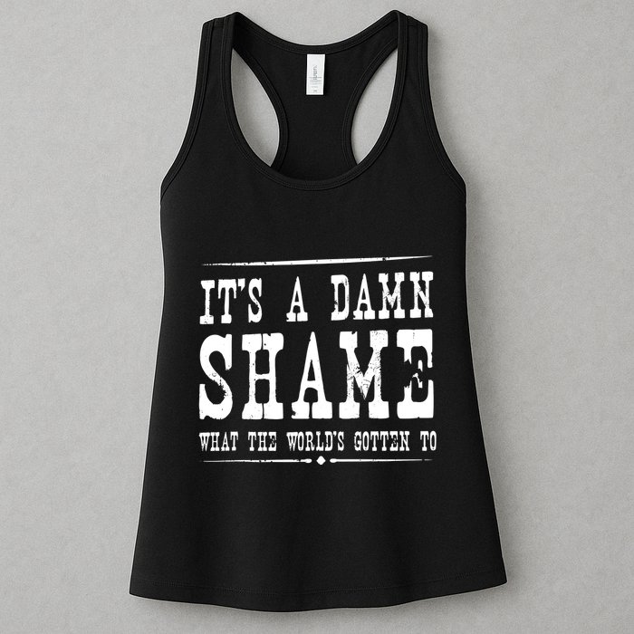 Oliver Anthony Its A Damn Shame What The Worlds Gotten To Womens Tank Top