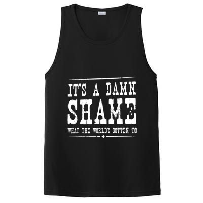 Oliver Anthony Its A Damn Shame What The Worlds Gotten To PosiCharge Competitor Tank