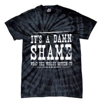 Oliver Anthony Its A Damn Shame What The Worlds Gotten To Tie-Dye T-Shirt