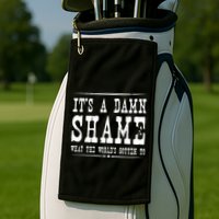 Oliver Anthony Its A Damn Shame What The Worlds Gotten To Golf Towel