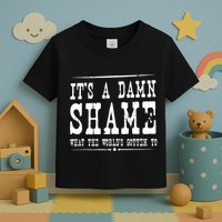 Oliver Anthony Its A Damn Shame What The Worlds Gotten To Toddler T-Shirt