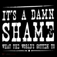 Oliver Anthony Its A Damn Shame What The Worlds Gotten To Short Acrylic Beanie