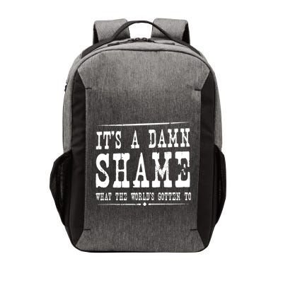 Oliver Anthony Its A Damn Shame What The Worlds Gotten To Vector Backpack