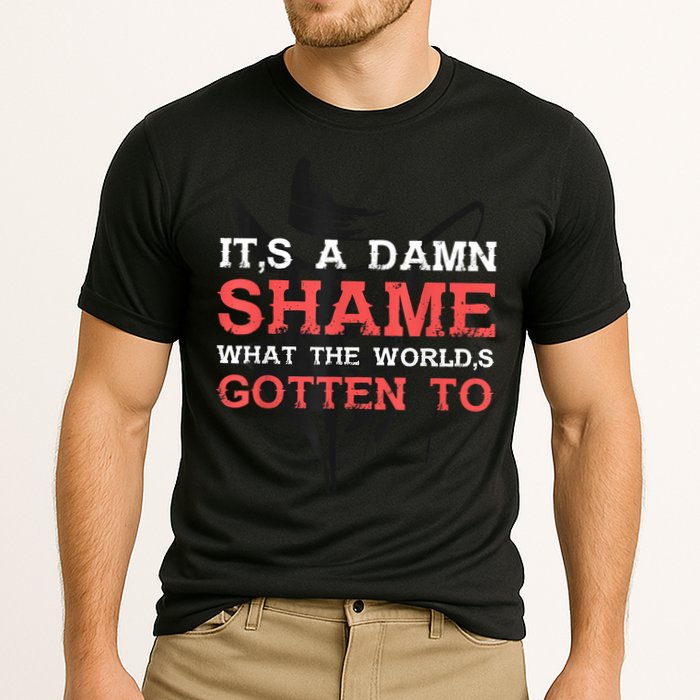 Oliver Anthony Its A Damn Shame What The Worlds Gotten To Performance Shirt