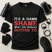 Oliver Anthony Its A Damn Shame What The Worlds Gotten To Performance Shirt