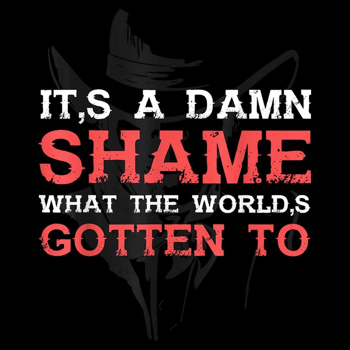 Oliver Anthony Its A Damn Shame What The Worlds Gotten To Backpack