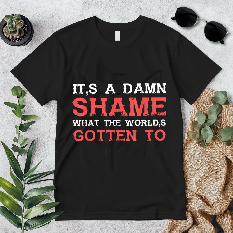 Oliver Anthony Its A Damn Shame What The Worlds Gotten To Premium T-Shirt