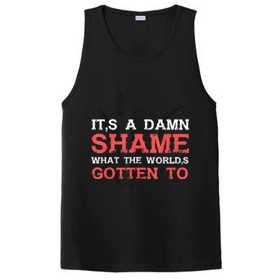 Oliver Anthony Its A Damn Shame What The Worlds Gotten To PosiCharge Competitor Tank