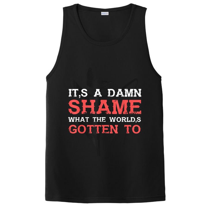 Oliver Anthony Its A Damn Shame What The Worlds Gotten To PosiCharge Competitor Tank