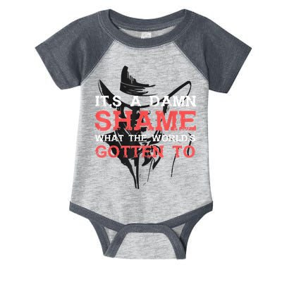 Oliver Anthony Its A Damn Shame What The Worlds Gotten To Infant Baby Jersey Bodysuit