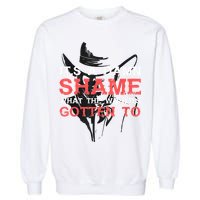 Oliver Anthony Its A Damn Shame What The Worlds Gotten To Garment-Dyed Sweatshirt