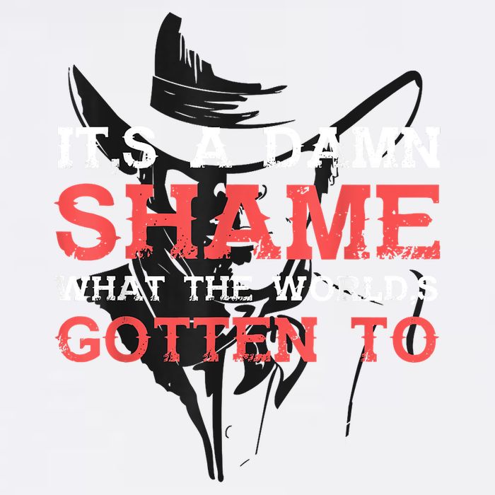 Oliver Anthony Its A Damn Shame What The Worlds Gotten To Garment-Dyed Sweatshirt